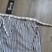 Vacay Swimwear Men's Shorts Size L 34 Hamptons Black Stripe Mesh Lined Preppy