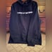 Addison Rae black oversized hoodie with white text. NWOT XL