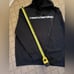 Addison Rae black oversized hoodie with white text. NWOT XL