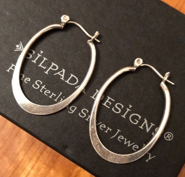 Silpada Back To Basics Hoop Earrings