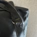 Tignanello Black Leather Lined Backpack w/keychain