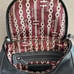 Tignanello Black Leather Lined Backpack w/keychain