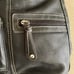 Tignanello Black Leather Lined Backpack w/keychain