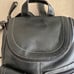 Tignanello Black Leather Lined Backpack w/keychain