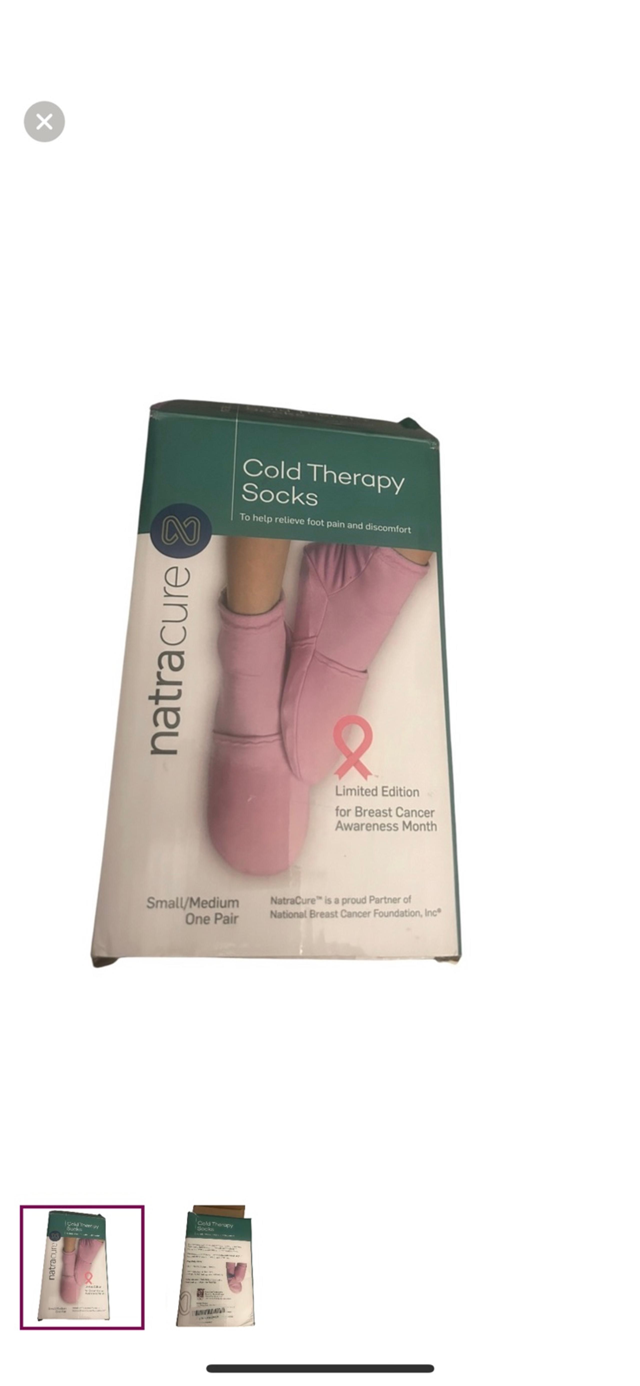 New Cold Therapy Socks Pink Size
Small/Medium Pain Swelling
Inflammation