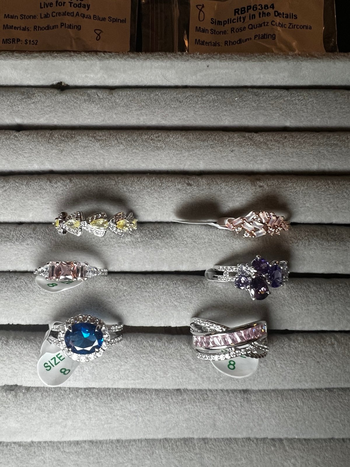 Bomb Party Size 8 Ring Bundle