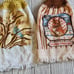 Vintage 1970s Crochet Oven Door Towel Lot Of 12 Mushrooms Cozy Cottage Hand Made