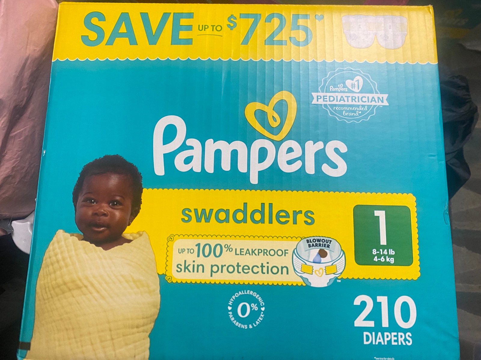 Pampers size 1