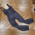 Free People Good Karma Onesie Washed Black M/L