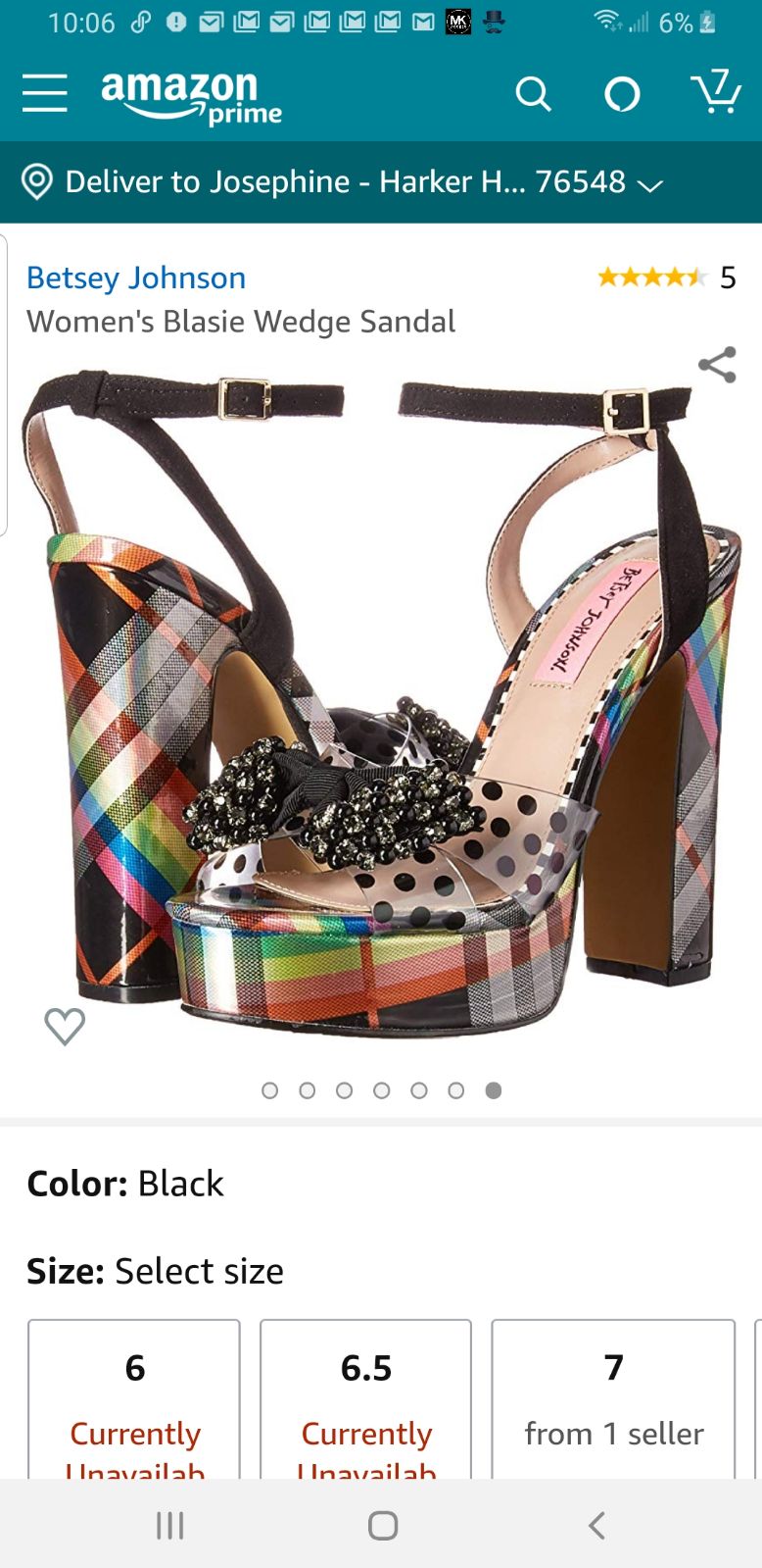 BLASIE BLACK – Betsey Johnson