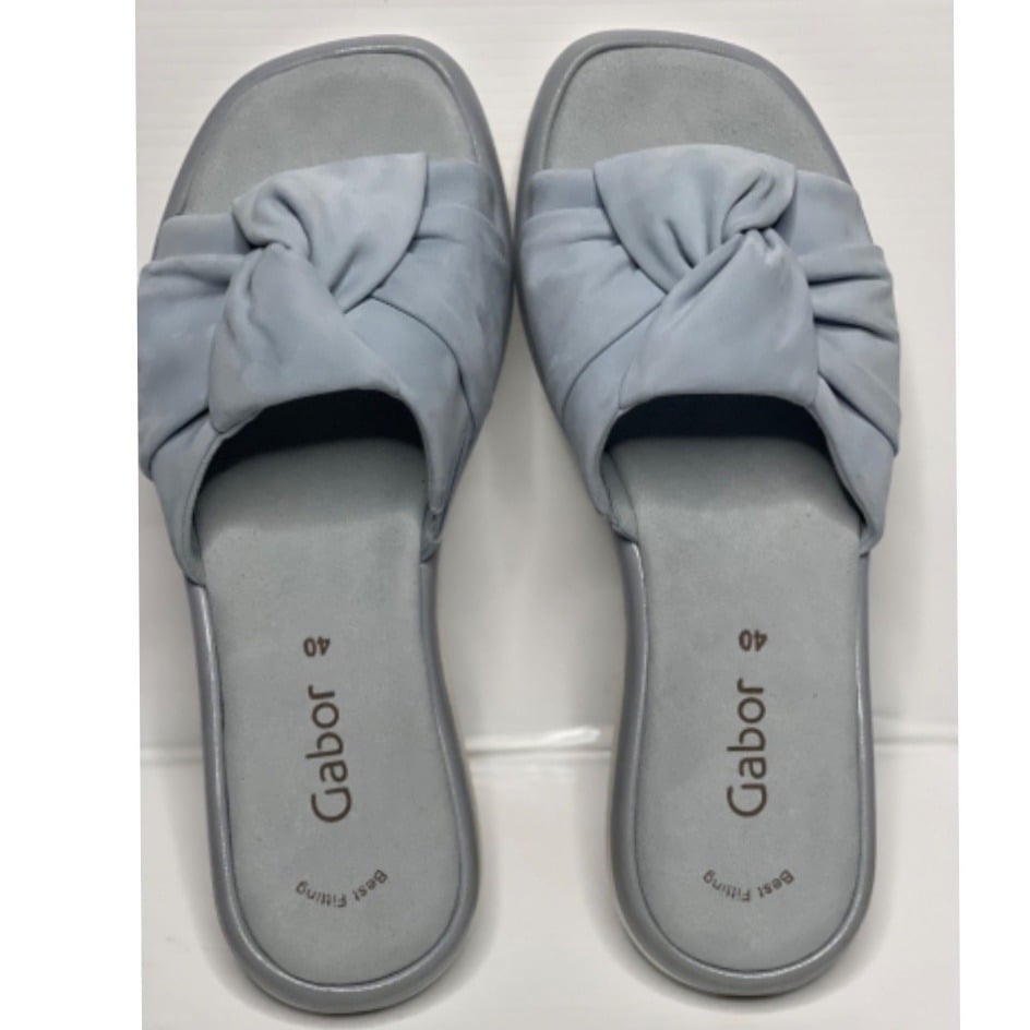 Gabor Knot Slides Sandals Comfort Slip On / Blue / Size 40