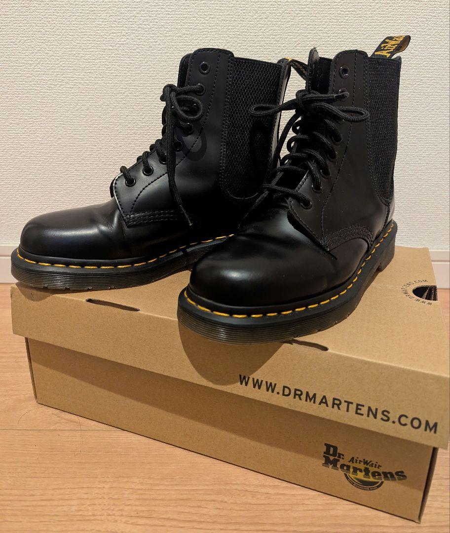 【Excellent Condition】 Dr. Martens 1460 HARPER 8-Eye Boots Black UK6