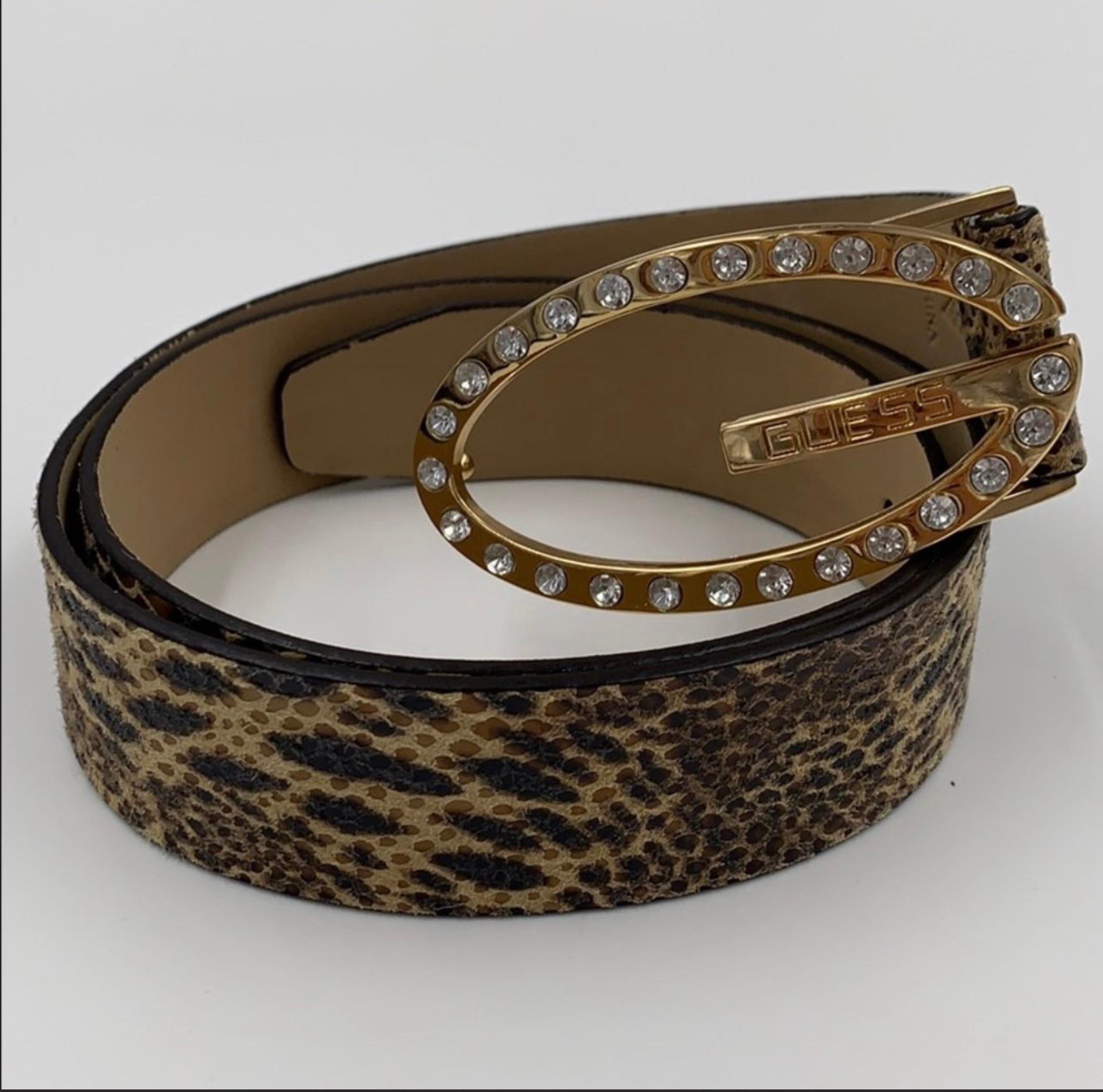 Animal print Guess belt size M
