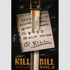 Kill Bill Signed Movie Poster