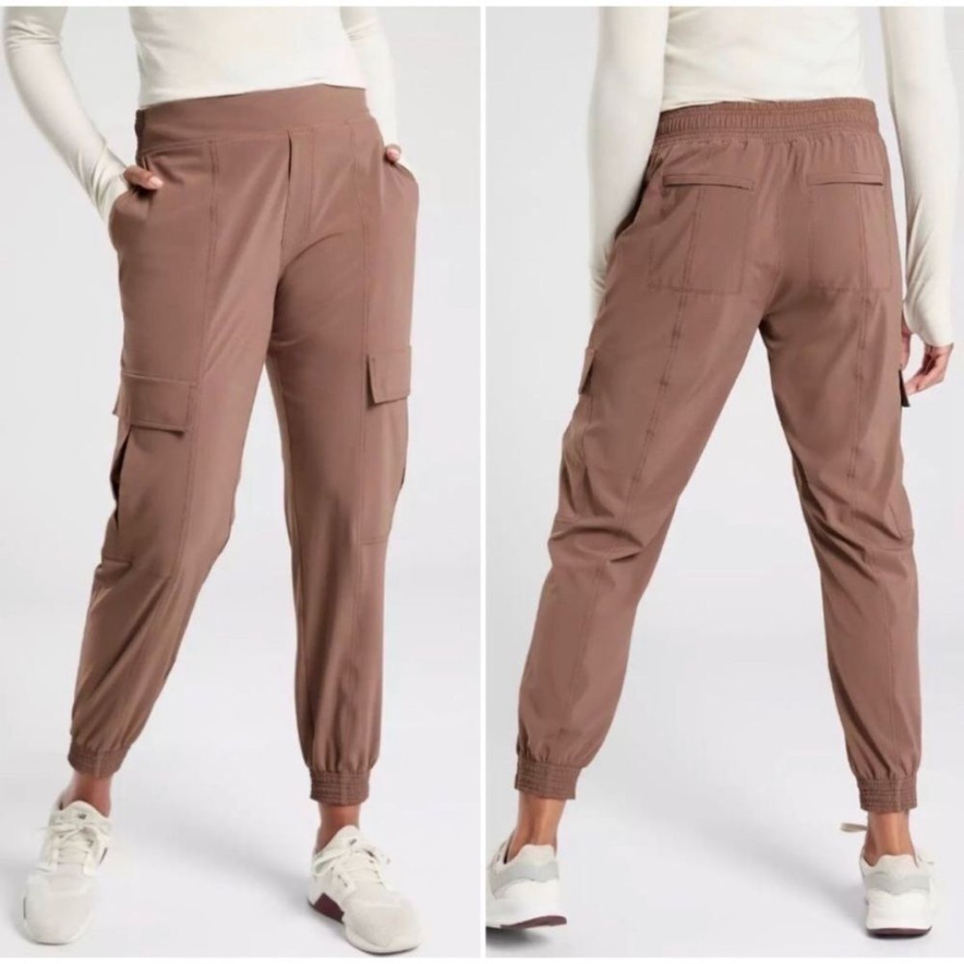 Athleta Chelsea Utility Mauve Jogger:Hiking/Outdoors/Active/Workout/Pilates/Yoga