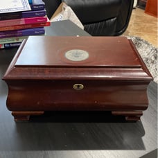 solid wood jewelry organizer