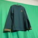 UNDERCOVER green/gold embroidered collegiate logo sweatshirt