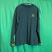 UNDERCOVER green/gold embroidered collegiate logo sweatshirt