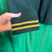 UNDERCOVER green/gold embroidered collegiate logo sweatshirt