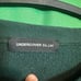 UNDERCOVER green/gold embroidered collegiate logo sweatshirt