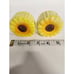 RARE VINTAGE NICE MCM MID CENTURY FIGURAL SUNFLOWER FLOWER SALT & PEPPER SHAKERS