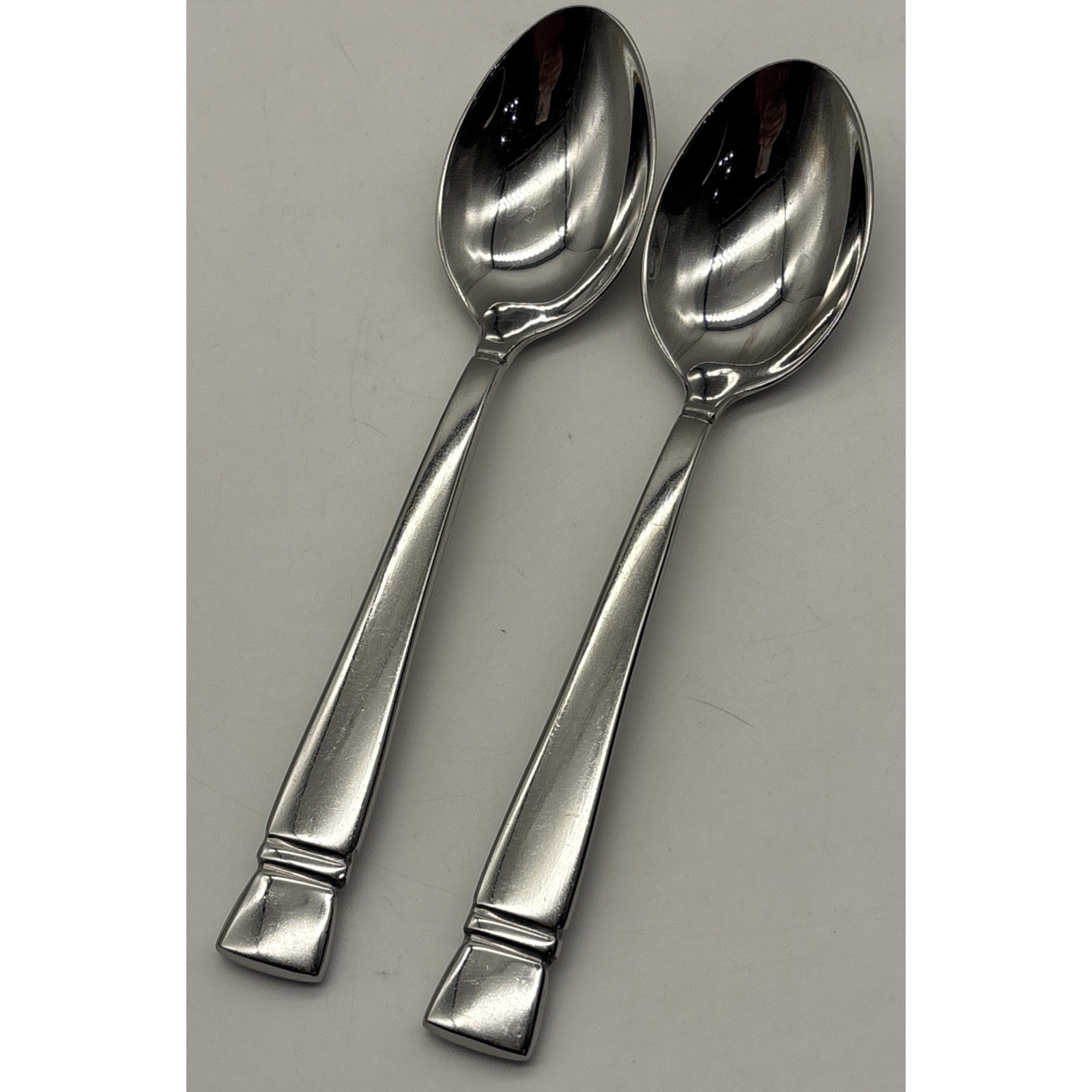 2- Wedgwood Vera Wang CABOCHON Stainless 18/10 Dinner spoon Tablespoon