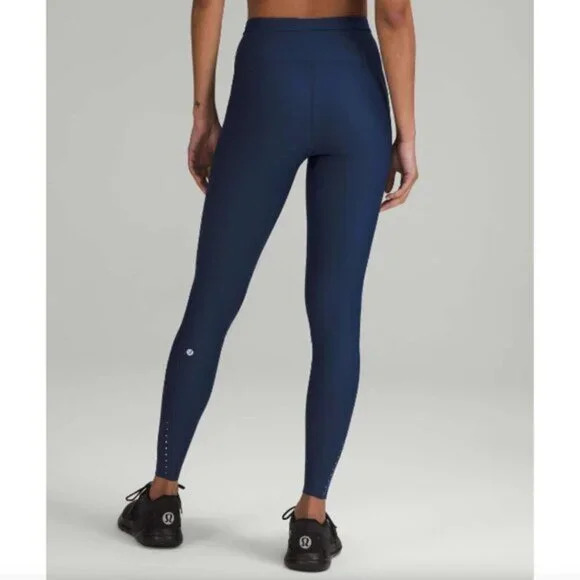 Lululemon SenseKnit High-Rise Running Tight 28 in Mineral Blue