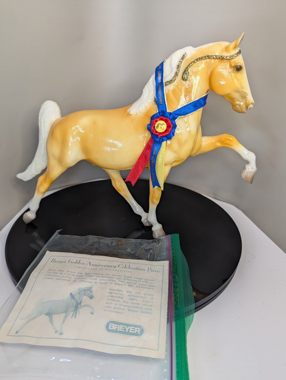 Breyer Tennessee Walker 50th Anniversary Glossy #410200 produced 2000 JC Penny