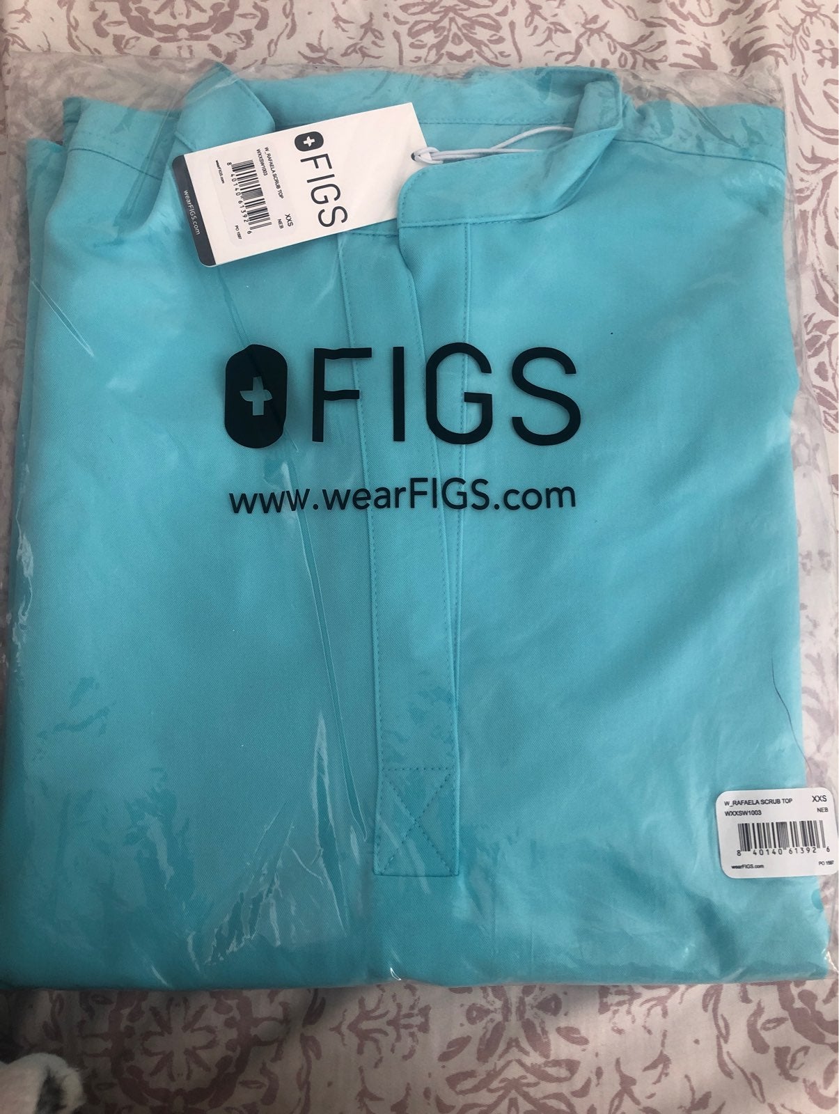 Figs neon blue rafaela xxs