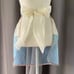 50’ Retro Blue Pink Cream Fancy Sheer Apron