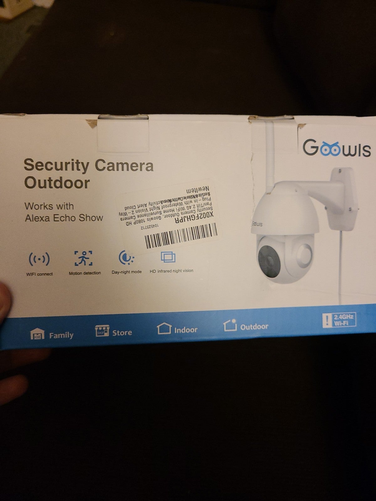 Outdoor security camera