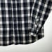 L.L.Bean Shirt Mens Large Flannel Button Down Plaid Blue Pocket Cotton Medium