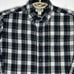 L.L.Bean Shirt Mens Large Flannel Button Down Plaid Blue Pocket Cotton Medium