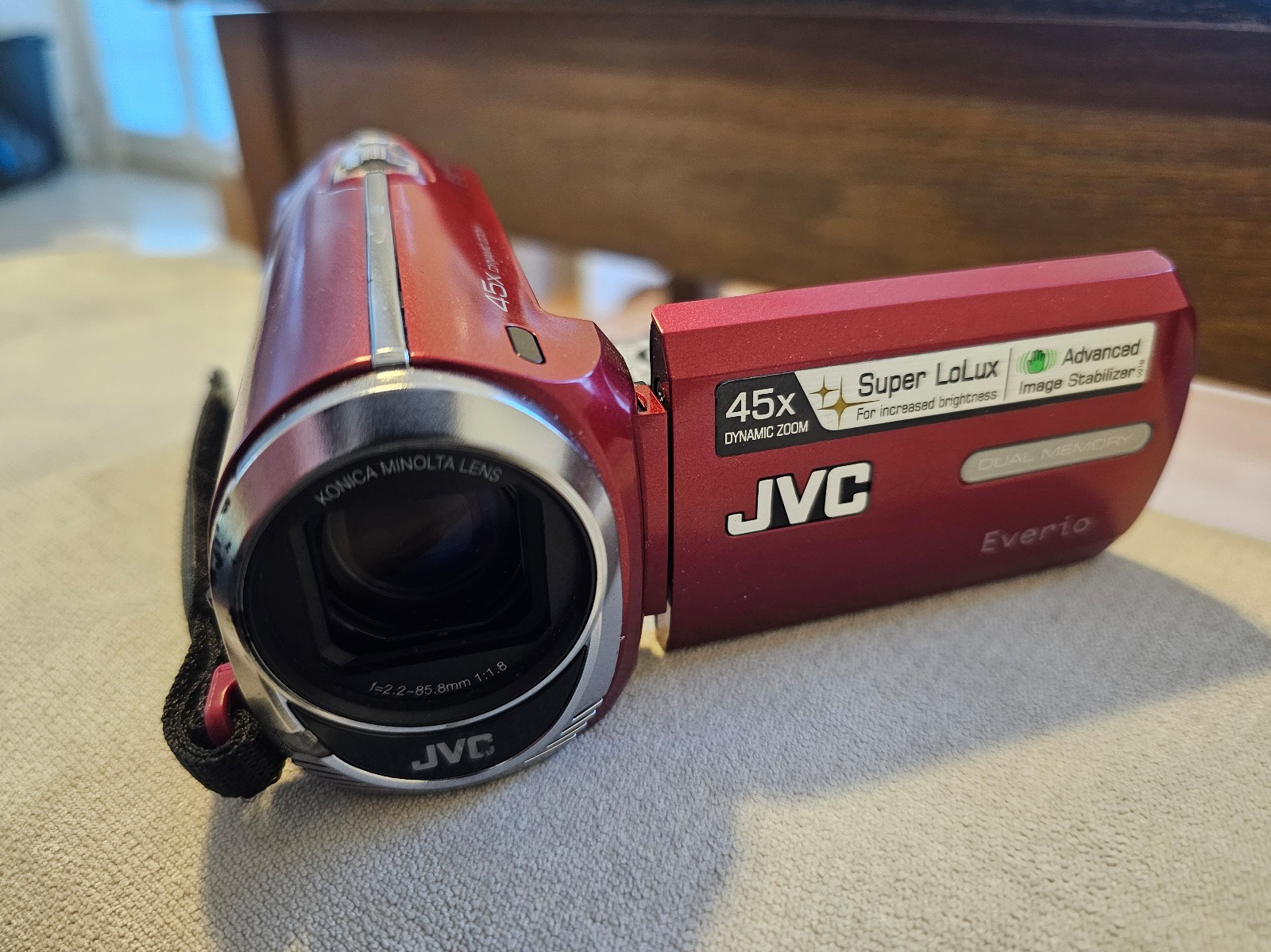 Parts Only JVC Everio Dual Memory Camcorder GZ-MS230RU