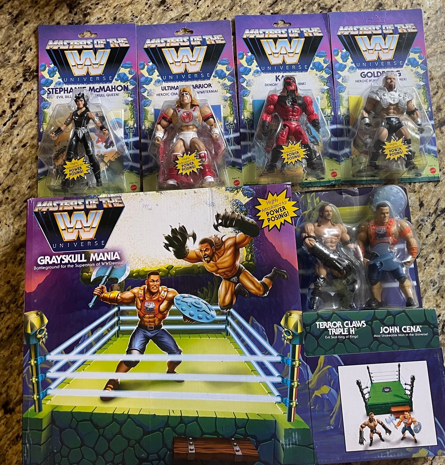 WWE Masters of the WWE Universe Grayskull Mania with John Cena & Triple H + MORE