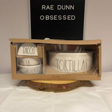 Rae Dunn TORTILLAS Set