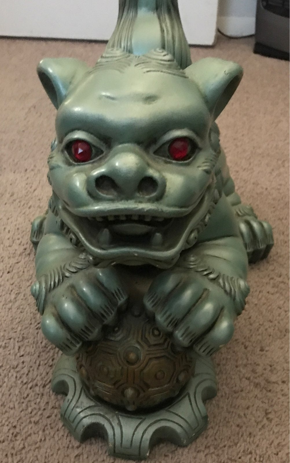 Foo Dog Male Asian statue for Sale