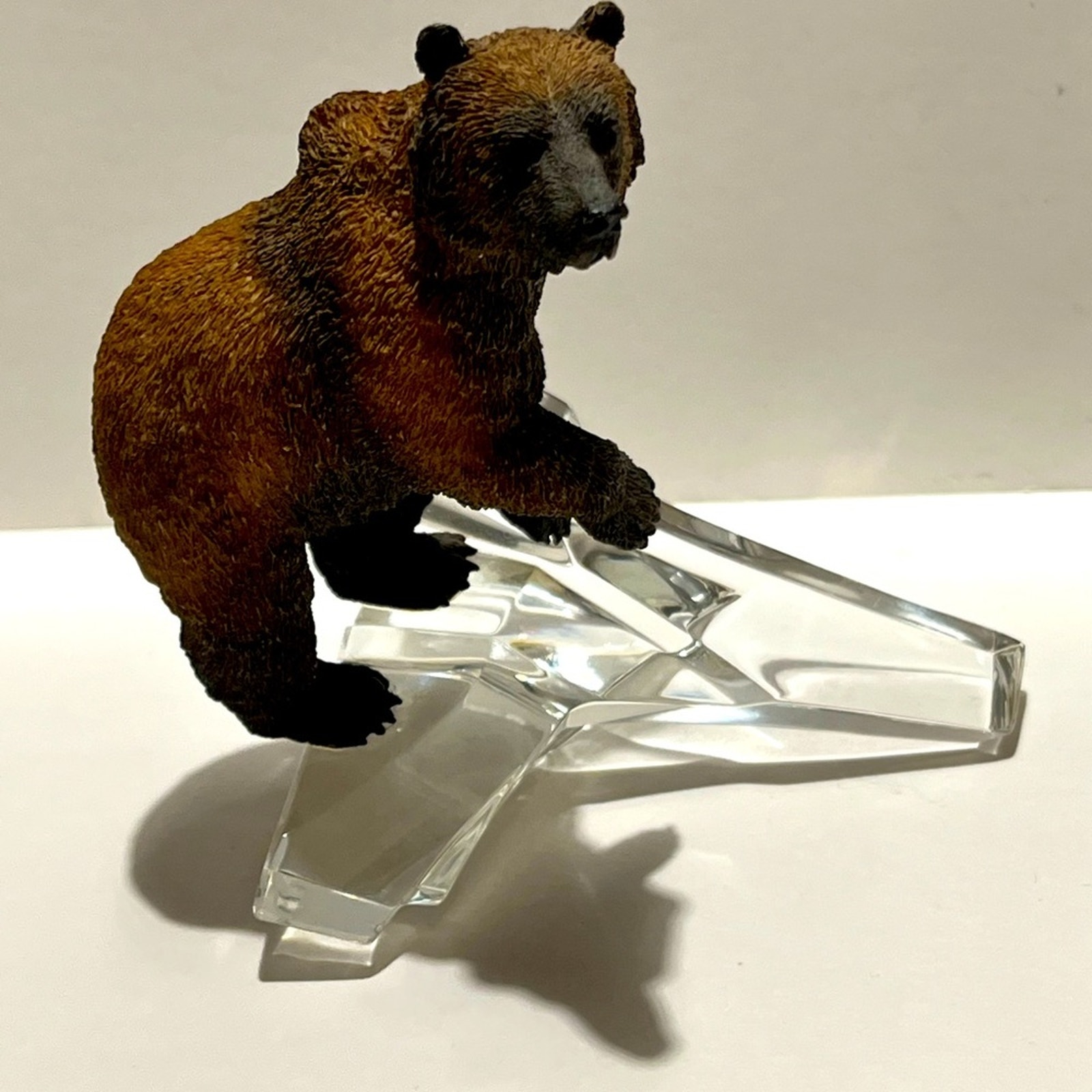Franklin Mint brown bear figurine