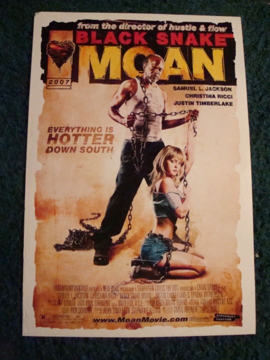 BLACK SNAKE MOAN - MOVIE POSTER WITH SAMUEL L. JACKSON & CHRISTINA RICCI
