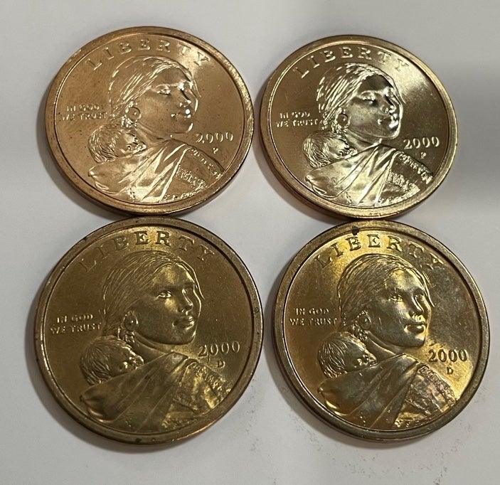 Mint Marks D & P Sacagawea Coin lot