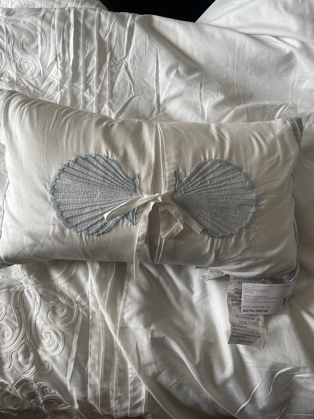 Coastal Shell Pillow