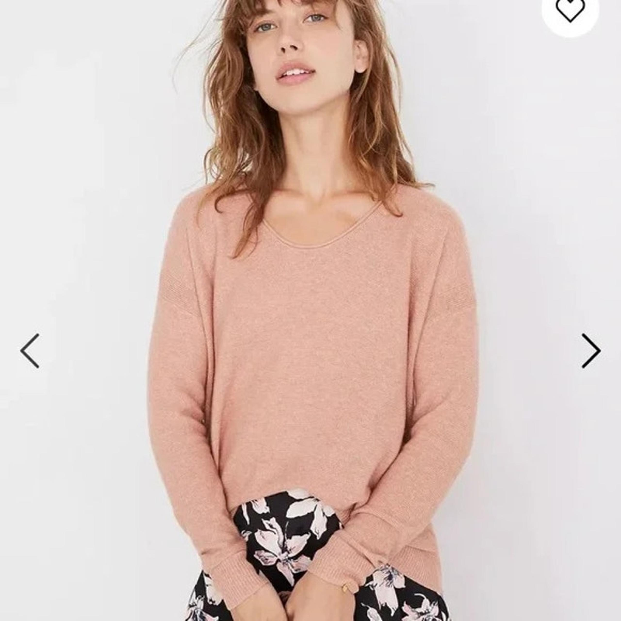 MADEWELL Kimball Pullover Sweater Size Small Merino Wool Alpaca Muted Peach