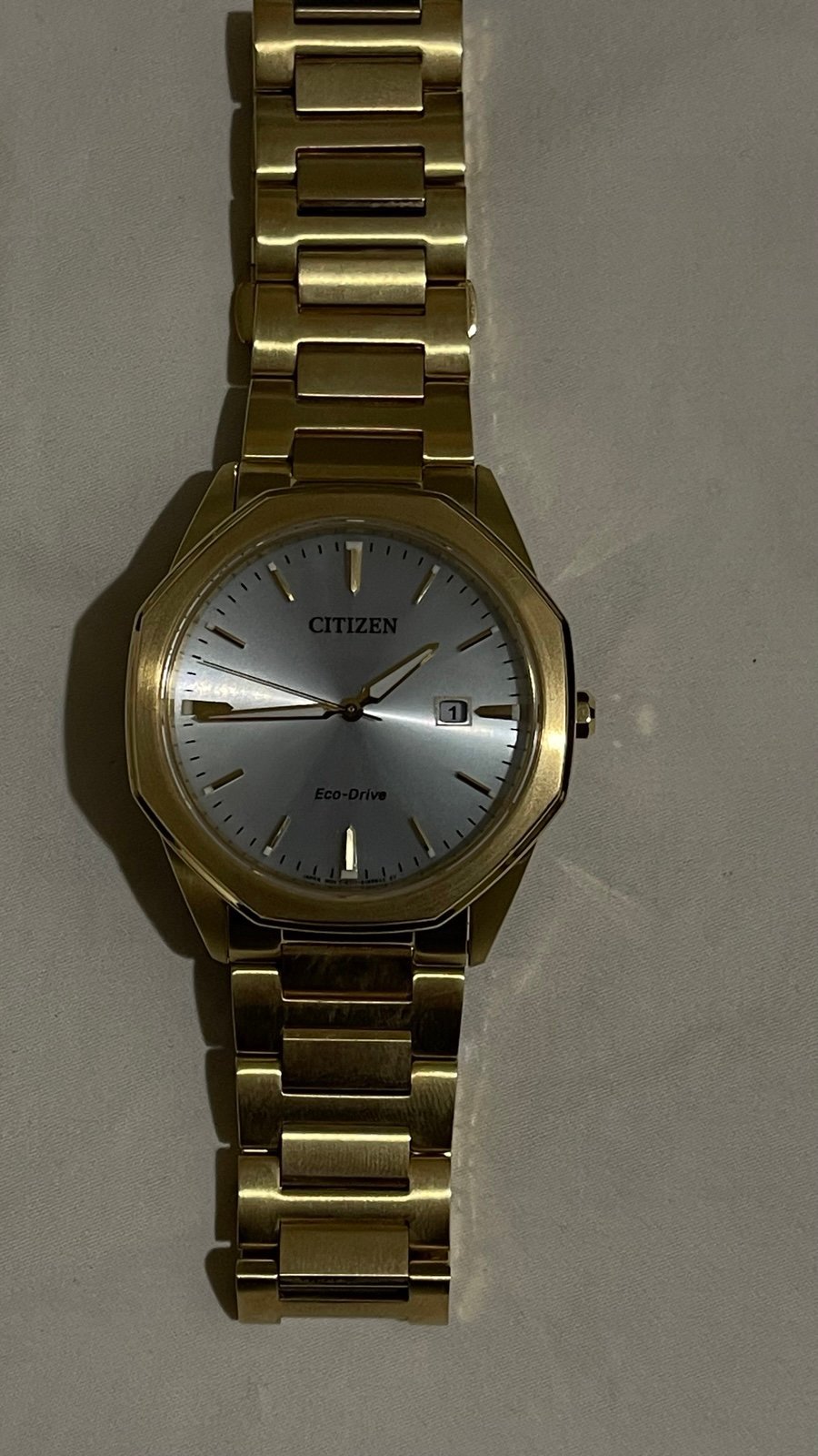 CITIZEN Eco-Drive CORSO Gold-Tone Stainless Steel Men's Watch 342050231