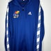 Adidas Kansas KU Basketball Warm Up Jacket EUC 2XL2 Blue Player Issued