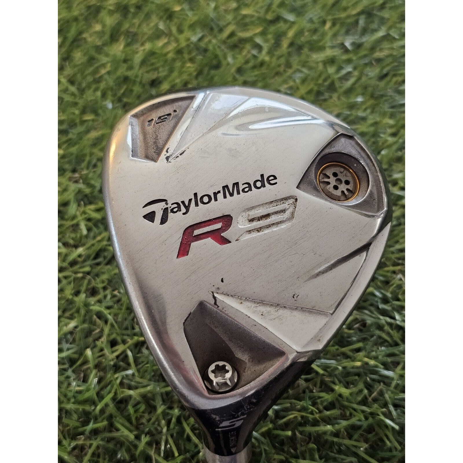 TaylorMade r9 5 Fairway Wood 19° Motore F1-85 Fujikura Graphite Regular LH