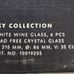 Georg Jensen White Wine Set of 6 Glasses NIB