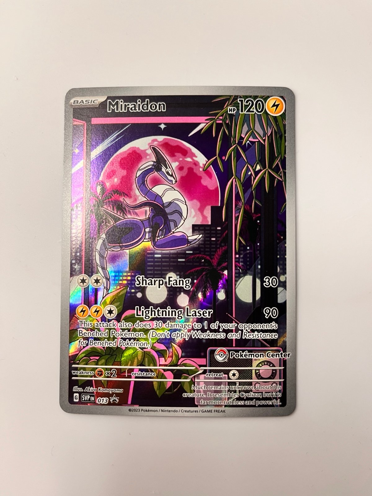 Miraidon #13 Pokemon Center Promo