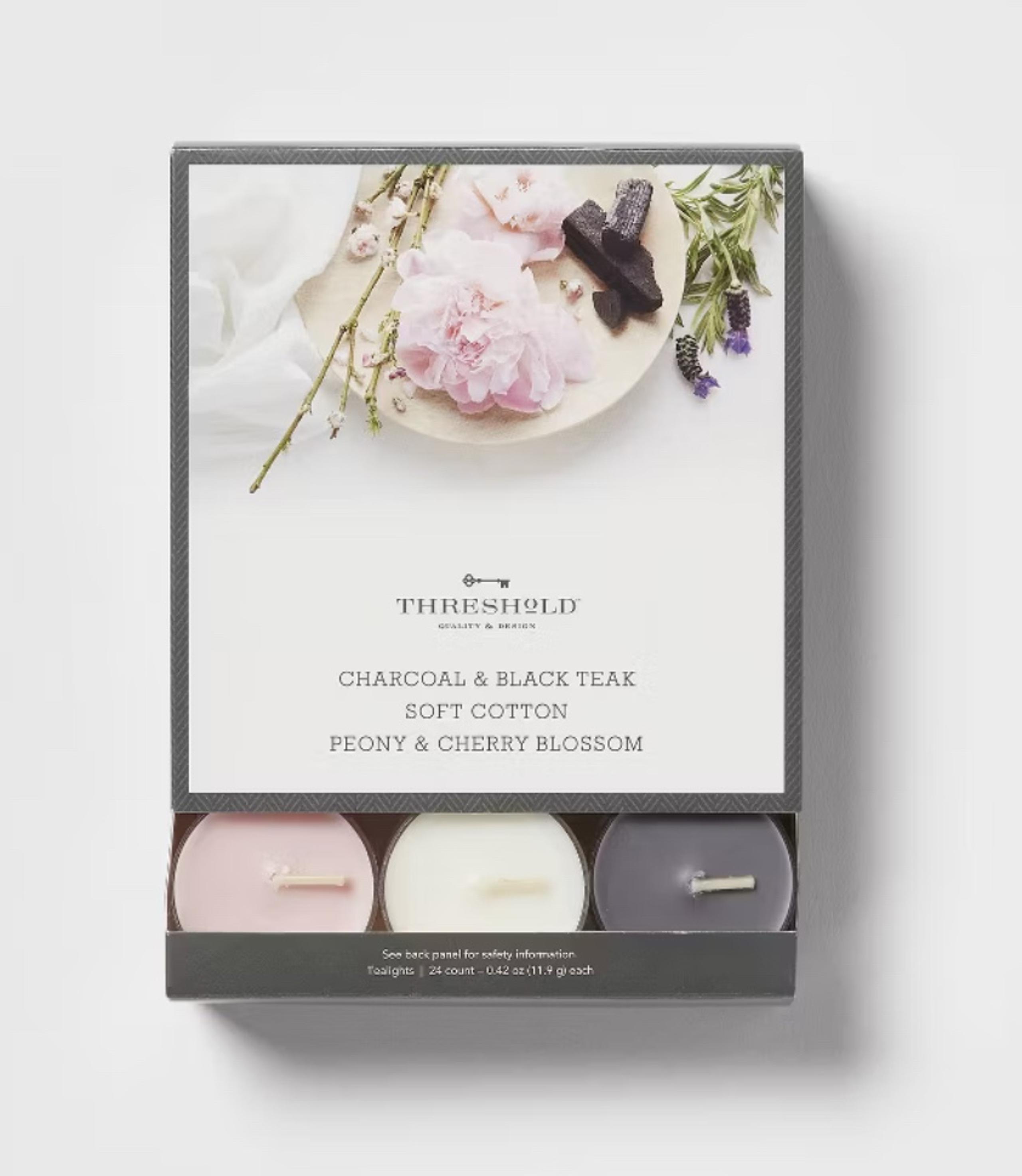 Threshold scented tea lights