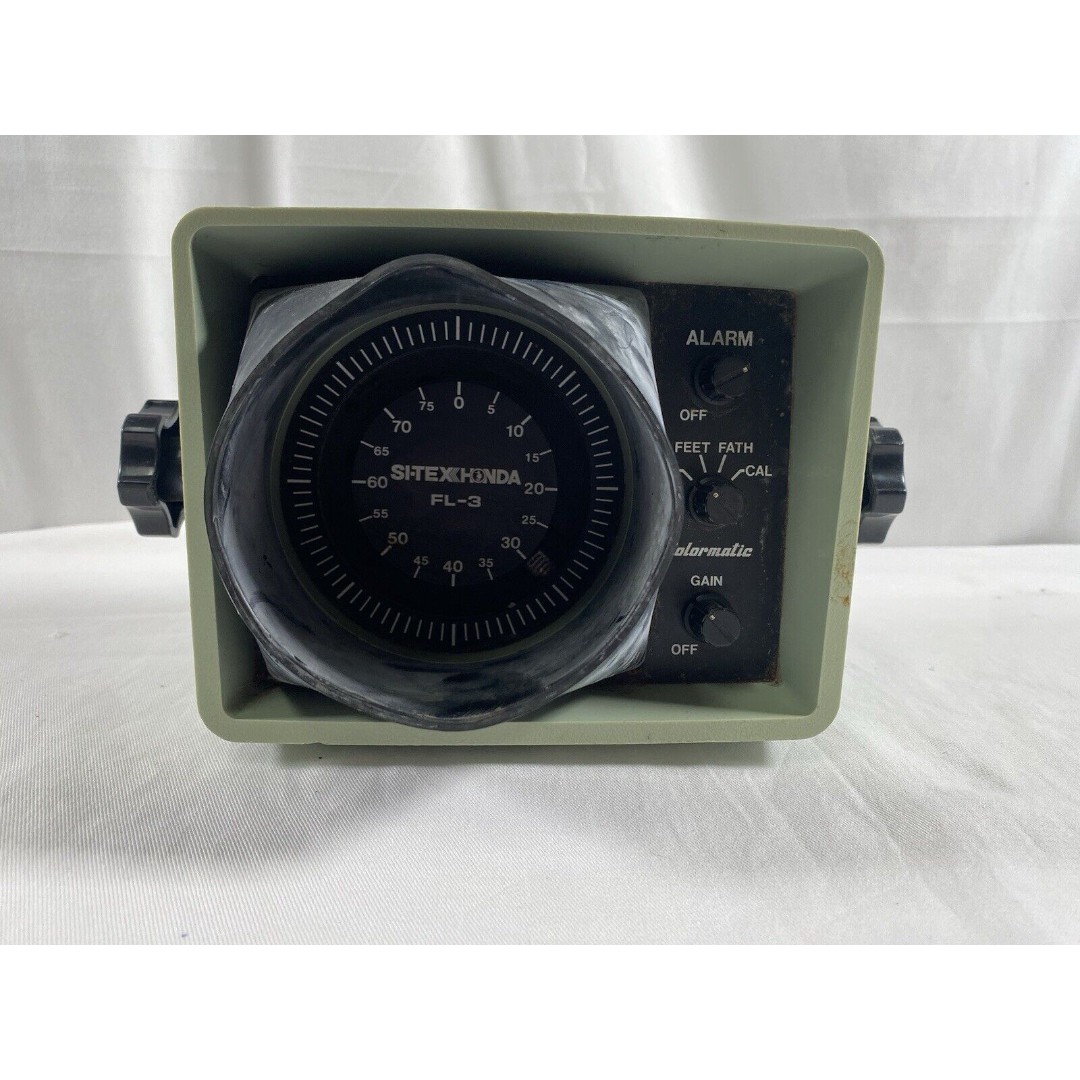 Si-Tex FL-3 Fish Finder Vintage Fishing Equipment Head Unit PARTS Sold As Is