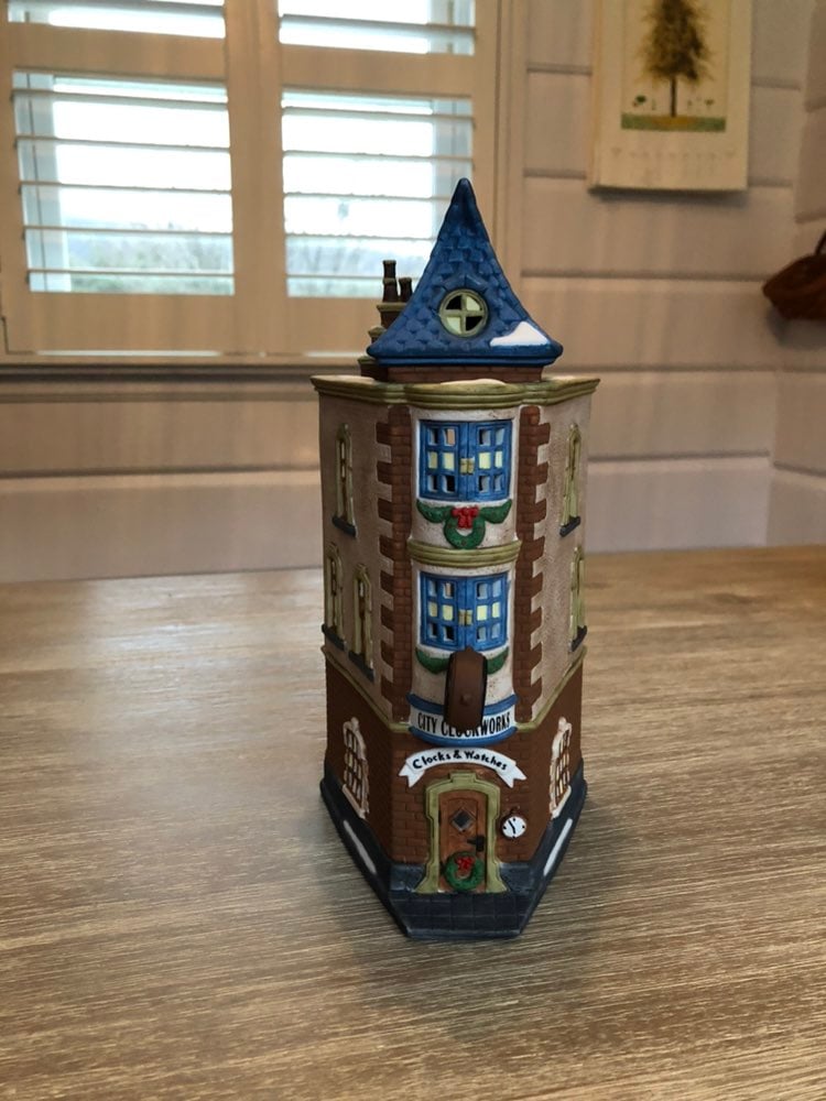 Department 56 Vintage Christmas in the City CITY CLOCKWORKS Clocks and Watches